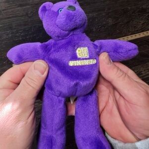 Minnesota Viking Carter #80 Purple Plush Bear Stuffed Animal